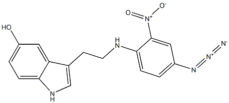 N-(2-nitro-4-azidophenyl)serotonin,,结构式