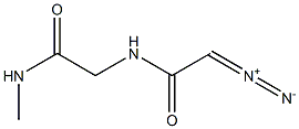 ACETAMIDE,2-((DIAZOACETYL)AMINO)-N-METHYL-,,结构式