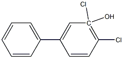 3-HYDROXY-3,4-DICHLOROBIPHENYL 结构式