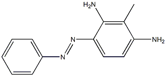 2,4-DIAMINO-3-METHYLAZOBENZENE 结构式