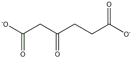 BETA-KETOADIPATE 化学構造式