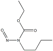 BUTYLNITROSOURETHANE 化学構造式