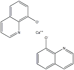 CALCIUMBIS-8-QUINOLINOLATE 结构式