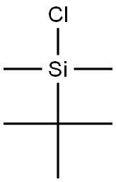 SILANE,TERT-BUTYLCHLORODIMETHYL- Structure