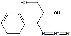 3-AZIDO-3-PHENYL-1,2-PROPANEDIOL,,结构式
