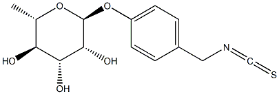 4-(ALPHA-L-RHAMNOSYLOXY)-BENZYLISOTHIOCYANATE,,结构式