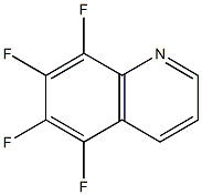 5,6,7,8-テトラフルオロキノリン 化学構造式
