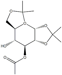 3-O-Acetyl-1,2:5,6-Di-O-isopropylidene-a-D-glucopyranose Structure