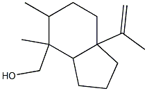 (7a-isopropenyl-4,5-dimethyloctahydroinden-4-yl)methanol Structure