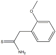 2-(2-METHOXYPHENYL)ETHANETHIOAMIDE Structure