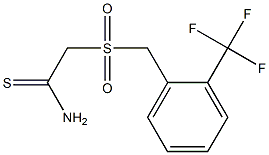  2-{[(2-TRIFLUOROMETHYL)BENZYL]SULPHONYL}ETHANETHIOAMIDE