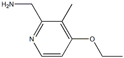 (4-Ethoxy-3-methylpyridin-2-yl)methylamine Struktur