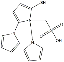 5-巯基四氮唑-1-甲烷磺酸 结构式
