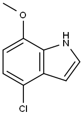 4-CHLORO-7-METHOXYINDOLE Structure