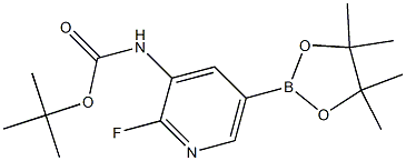 [2-Fluoro-5-(4,4,5,5-tetramethyl-[1,3,2]dioxaborolan-2-yl)-pyridin-3-yl]-carbamic acid tert-butyl ester