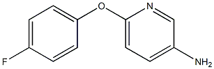 6-(4-fluorophenoxy)pyridin-3-amine Structure