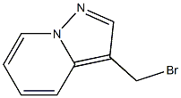 3-Bromomethyl-pyrazolo[1,5-a]pyridine 化学構造式