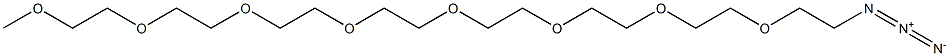 25-Azido-2,5,8,11,14,17,20,23-octaoxapentacosane Structure