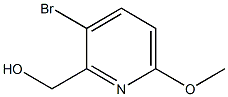 2-(HYDROXYMETHYL)-3-BROMO-6-METHOXYPYRIDINE Structure