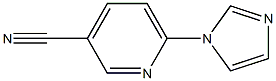 6-(1H-IMIDAZOL-1-YL)PYRIDINE-3-CARBONITRILE 结构式