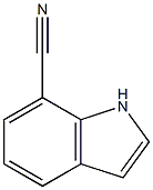 7-CYANOINDOLE 结构式