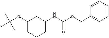 3-BENZYLOXYCARBONYLAMINO-TERT-BUTOXYCYCLOHEXANE Structure