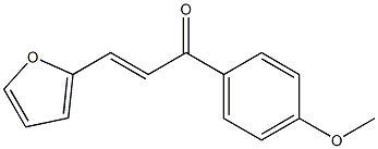 (E)-3-(furan-2-yl)-1-(4-methoxyphenyl)prop-2-en-1-one Structure