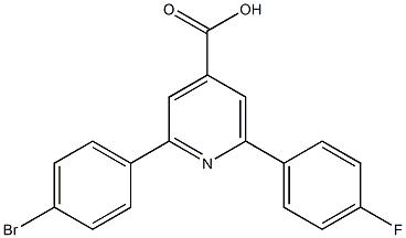 2-(4-bromophenyl)-6-(4-fluorophenyl)pyridine-4-carboxylic acid