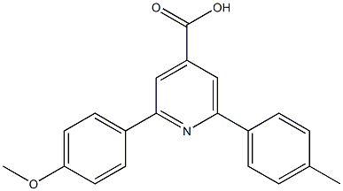  2-(4-methoxyphenyl)-6-p-tolylpyridine-4-carboxylic acid