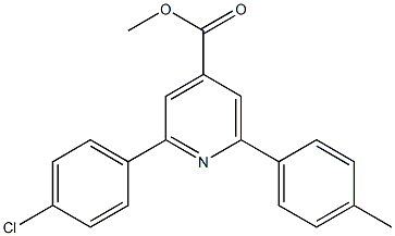  methyl 2-(4-chlorophenyl)-6-p-tolylpyridine-4-carboxylate