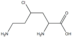 2,6-diamino-4-chloro-hexanoic acid|