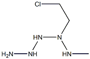 N-METHYL-2-(2-CHLOROETHYL)PENTAZANE,,结构式