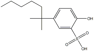 2-HYDROXY-5-TERT-OCTYLBENZENESULFONIC ACID,,结构式