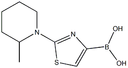 2-(2-METHYLPIPERIDIN-1-YL)THIAZOLE-4-BORONIC ACID Struktur