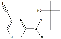 6-CYANOPYRAZINE-2-BORONIC ACID PINACOL ESTER Struktur