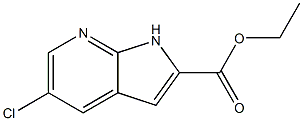 ethyl 5-chloro-1H-pyrrolo[2,3-b]pyridine-2-carboxylate Structure