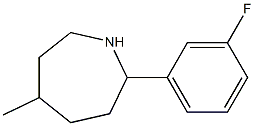 2-(3-FLUOROPHENYL)-5-METHYLAZEPANE Struktur
