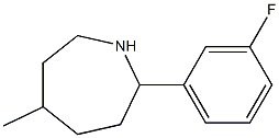 2-(3-FLUOROPHENYL)-5-METHYLAZEPANE 化学構造式