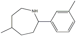 2-(3-METHYLPHENYL)-5-METHYLAZEPANE,,结构式