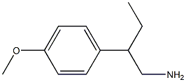 2-(4-METHOXYPHENYL)BUTAN-1-AMINE Structure