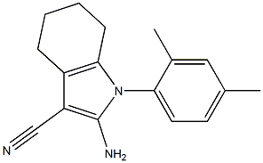 2-AMINO-1-(2,4-DIMETHYLPHENYL)-4,5,6,7-TETRAHYDRO-1H-INDOLE-3-CARBONITRILE