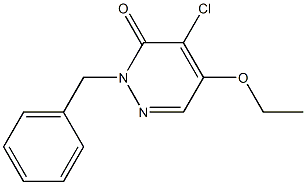 2-BENZYL-4-CHLORO-5-ETHOXYPYRIDAZIN-3(2H)-ONE Struktur