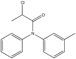 2-CHLORO-N-(3-METHYLPHENYL)-N-PHENYLPROPANAMIDE