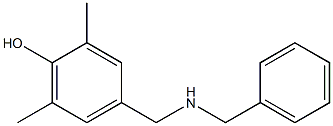 4-[(BENZYLAMINO)METHYL]-2,6-DIMETHYLPHENOL,,结构式