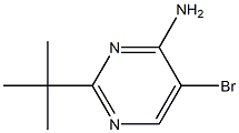 5-BROMO-2-(TERT-BUTYL)-PYRIMIDIN-4-YLAMINE 化学構造式