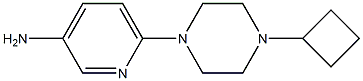 6-(4-CYCLOBUTYLPIPERAZIN-1-YL)PYRIDIN-3-AMINE Structure