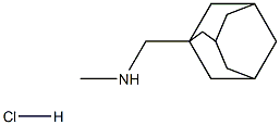 ADAMANTAN-1-YL-N-METHYLMETHANAMINE HYDROCHLORIDE 化学構造式