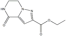 ETHYL 4-OXO-4,5,6,7-TETRAHYDROPYRAZOLO[1,5-A]PYRAZINE-2-CARBOXYLATE Structure