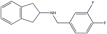 N-(3,4-DIFLUOROBENZYL)INDAN-2-AMINE,,结构式