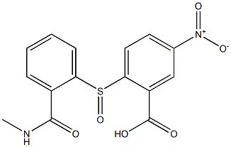 2-({2-[(methylamino)carbonyl]phenyl}sulfinyl)-5-nitrobenzoic acid